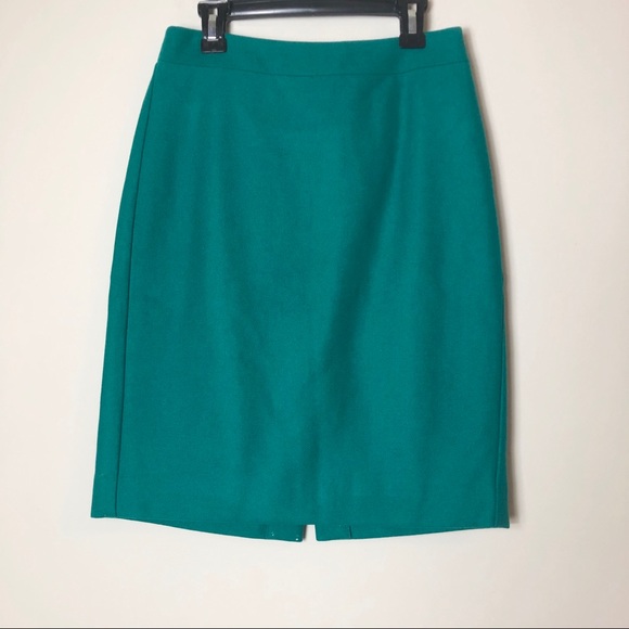 J. Crew Dresses & Skirts - J. Crew Green Pencil Skirt